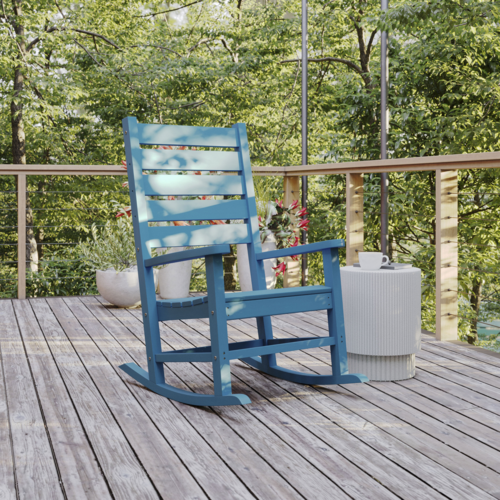 Flash Furniture LE-HMP-2002-110-BL-GG 33 1/2" Patio Lounge Seating