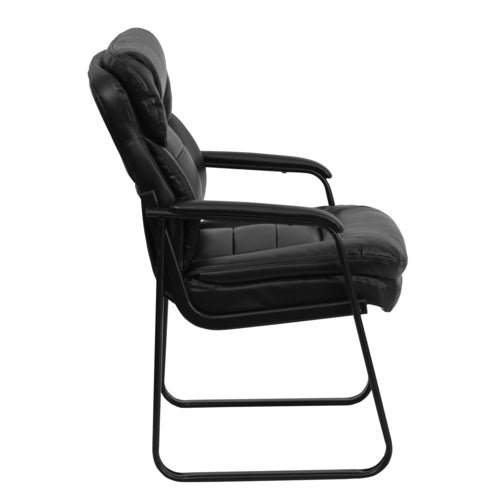Flash Furniture GO-1156-BK-LEA-GG 24" Dining Chair