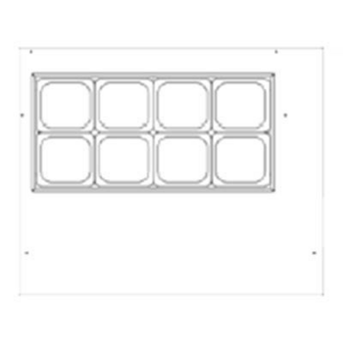 Beverage-Air SPE36HC-08 36" 2 Doors 9 Pan Sandwich / Salad Prep Table