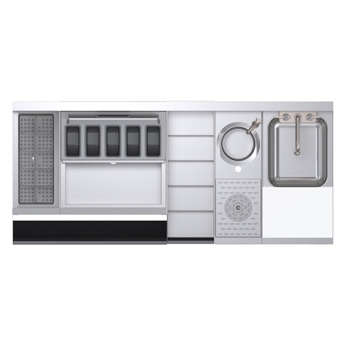 Krowne KR24-MX54-7 54" Underbar Ice Bin / Cocktail Station