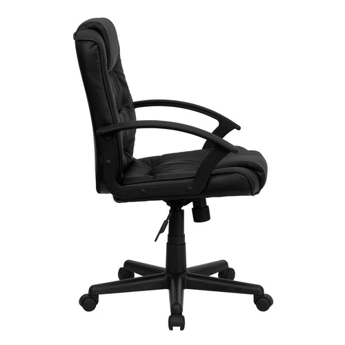Flash Furniture GO-937M-BK-LEA-GG 26 1/2" Dining Chair