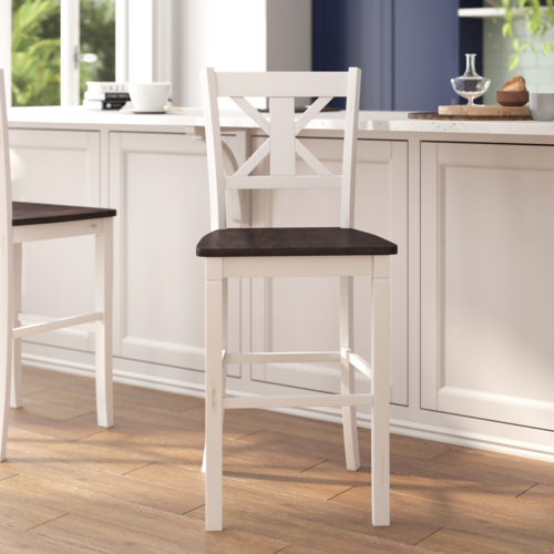 Flash Furniture ES-STBN1-29-WH-2-GG 19" Barstool