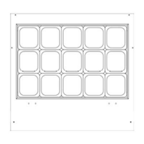 Beverage-Air SPED36HC-15M-2 36" 2 Drawer 15 Pan Mega Top Sandwich / Salad Prep Table