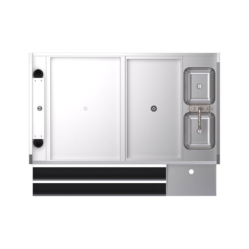 Krowne KRPT-60LP-10 60" Underbar Ice Bin / Cocktail Station