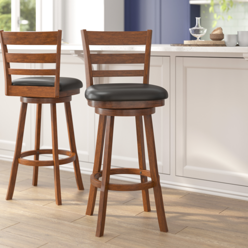 Flash Furniture ES-UN3-29-OAK-GG 17 3/4" Barstool