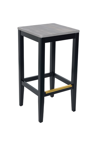 BFM Seating ZWB680BL R 16 1/2" Barstool