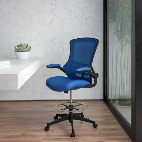 Flash Furniture BL-X-5M-D-BLUE-GG 24 1/2" Dining Chair