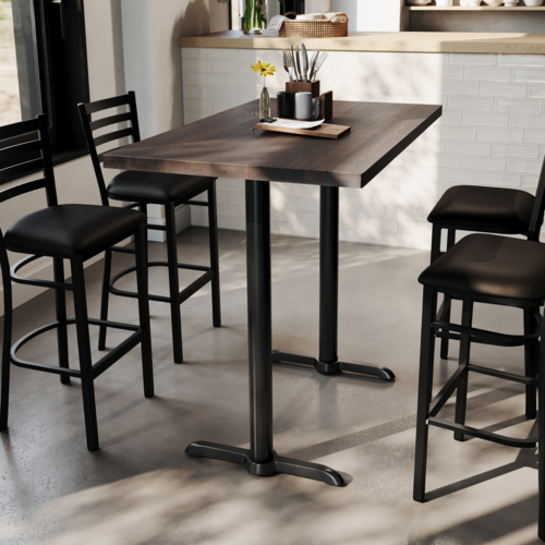 Flash Furniture GSF-REC3048-DKBRN-T0522B-GG 30" Table Top