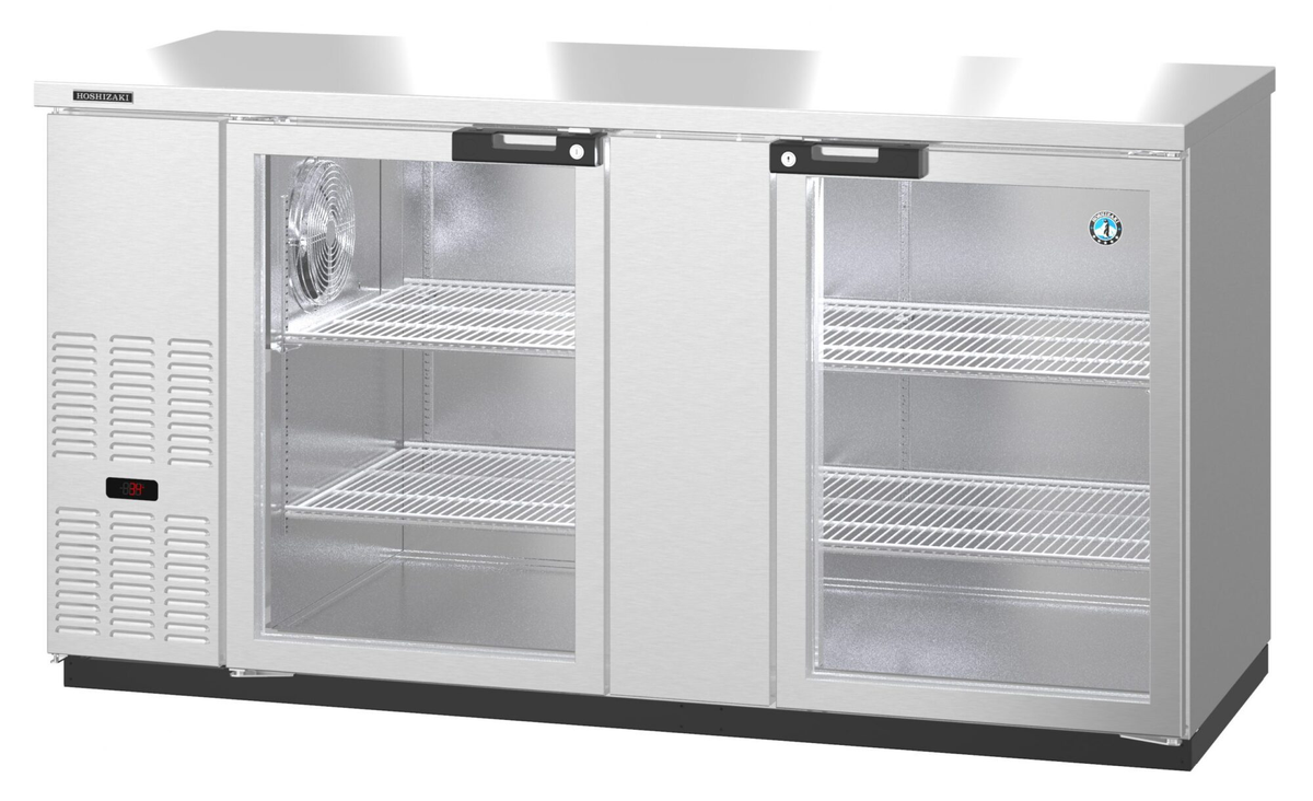 Hoshizaki BB69-G-S 69 1/2" Solid Door Back Bar Cooler