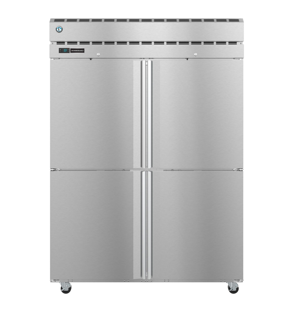 Hoshizaki PT2A-HS-HS 55" Solid & Glass Door Pass-Thru Refrigerator