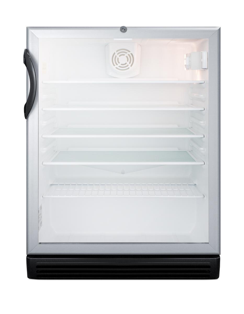 Summit SCR600BGLADA 23 5/8" Refrigerated Merchandiser