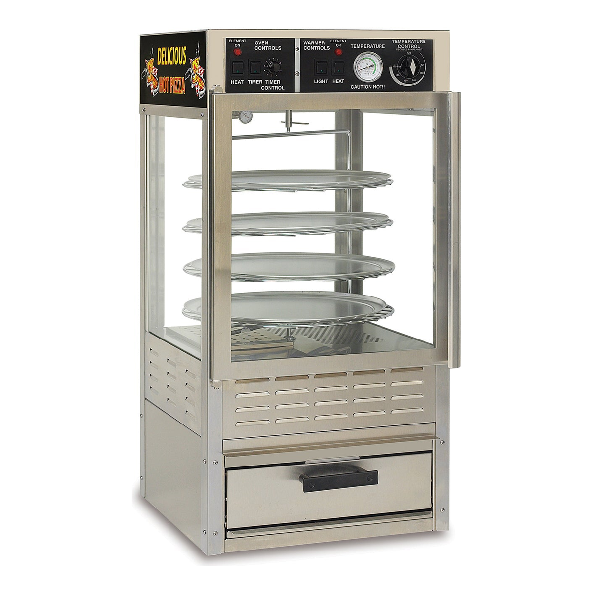 Gold Medal 5552-00-000 18 1/4" Heated Display Case