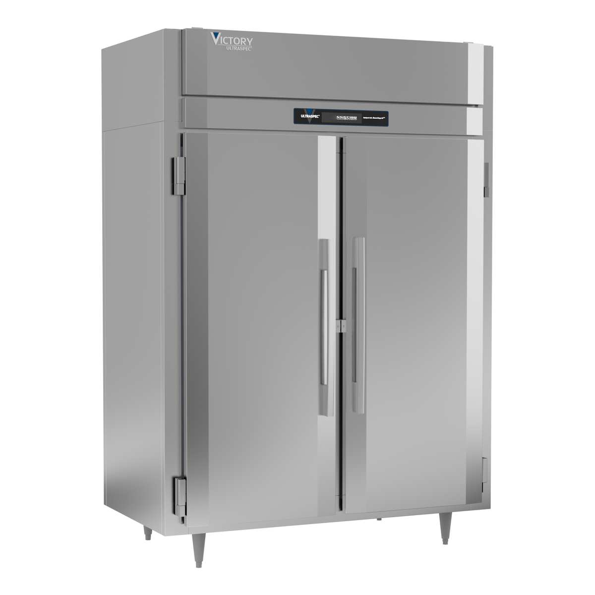 Victory FS-2D-S1-EW-PT-HC 58 3/8" Solid Door Pass-Thru Freezer