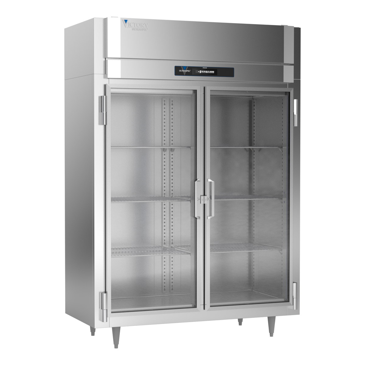 Victory FSA-2N-S1-G-HC 58 3/8" Solid Door Reach-In Freezer