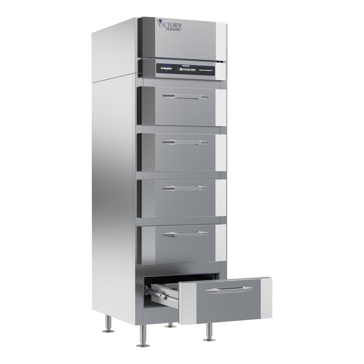 Victory RS-1D-S1-HC-FF 26 1/2" Solid Door Undercounter Refrigerator