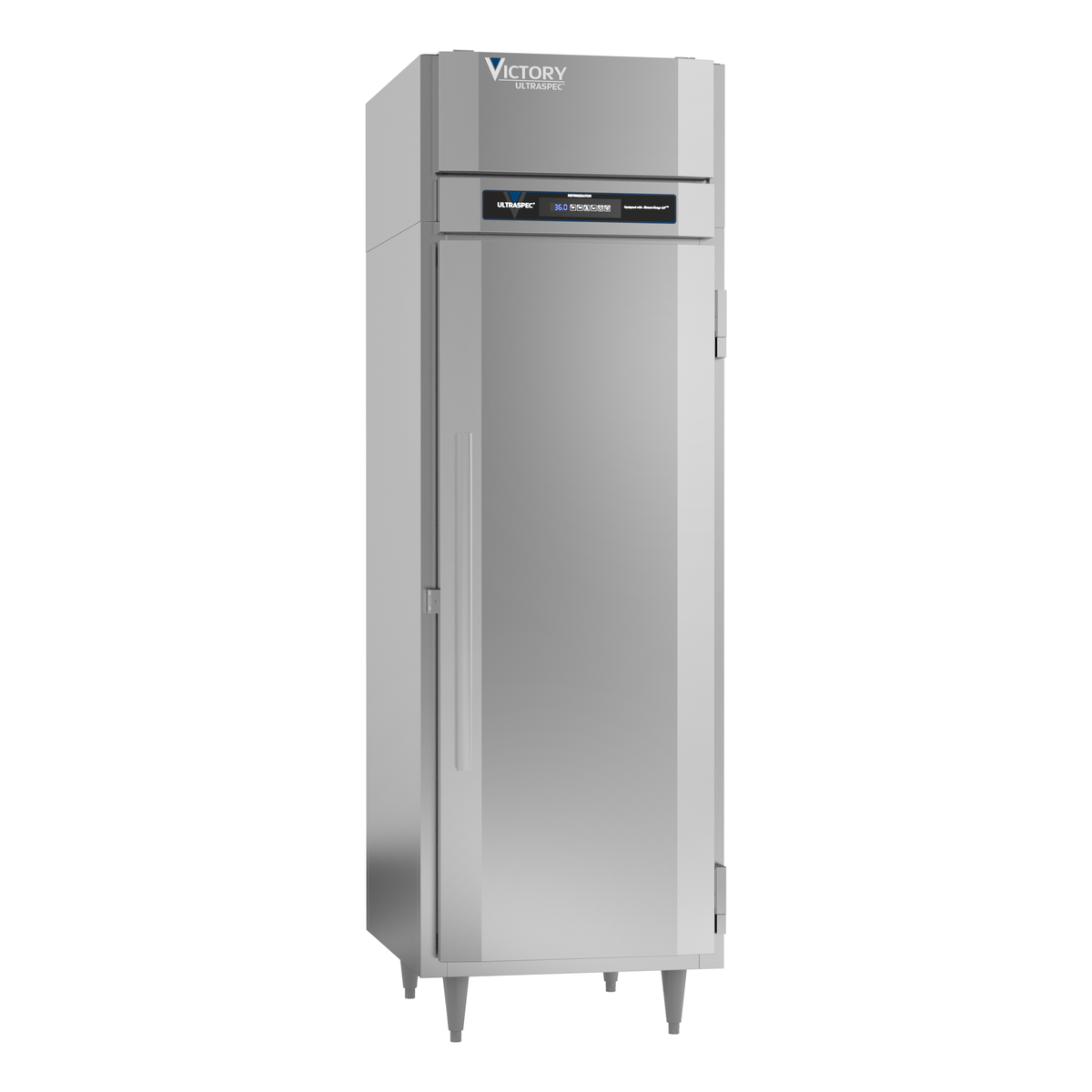 Victory RS-1D-S1-PT-HC 26 1/2" Solid & Glass Door Pass-Thru Refrigerator
