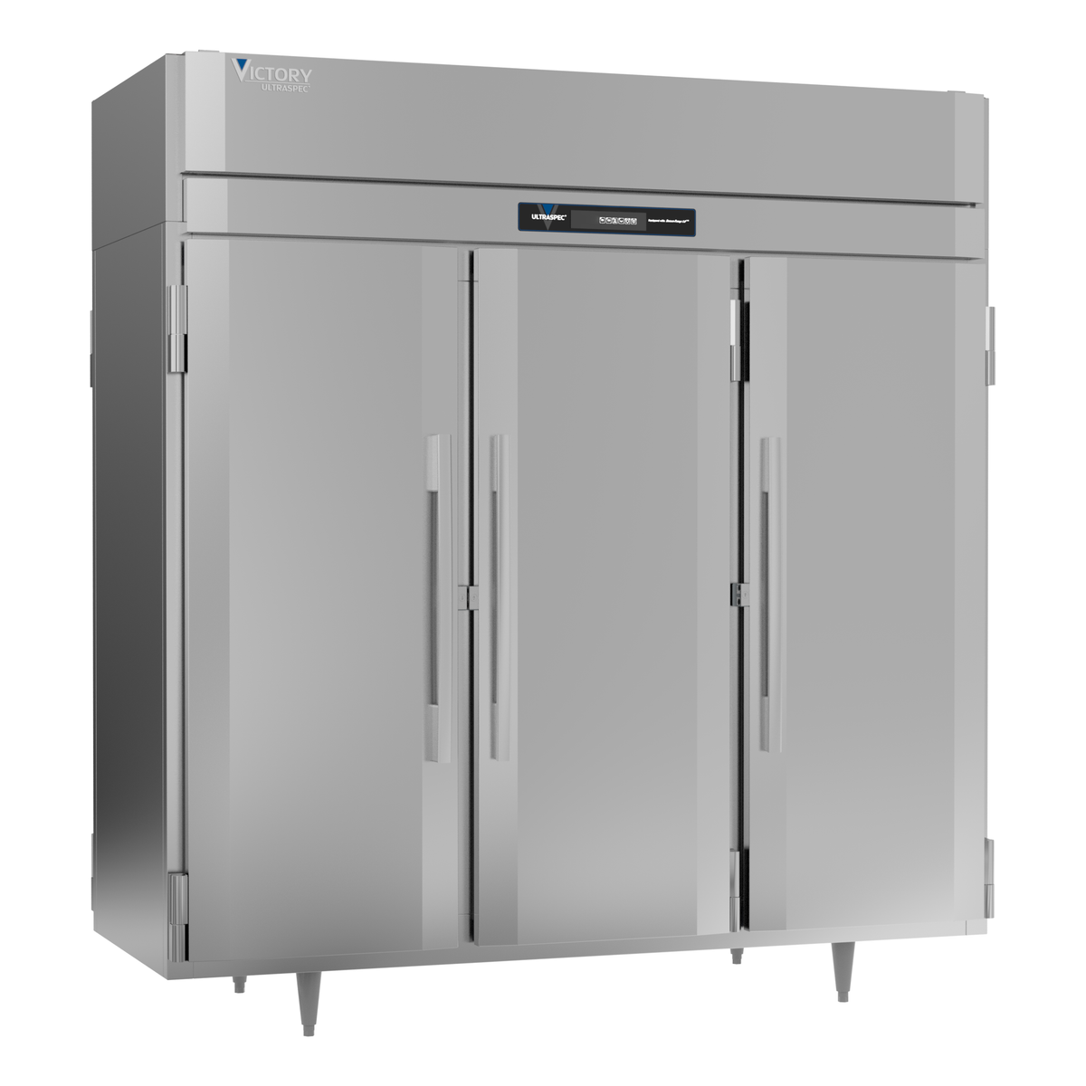Victory RSA-3D-S1-PT-HC 77 3/4" Solid & Glass Door Pass-Thru Refrigerator