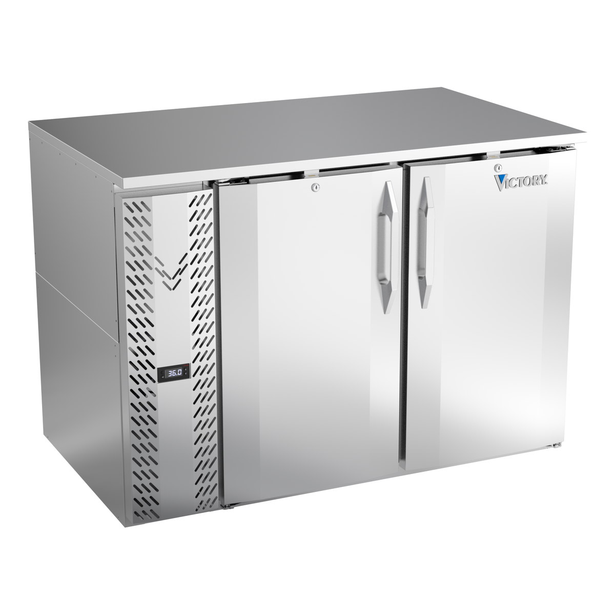 Victory VBB48HC-S 48" Solid Door Back Bar Cooler