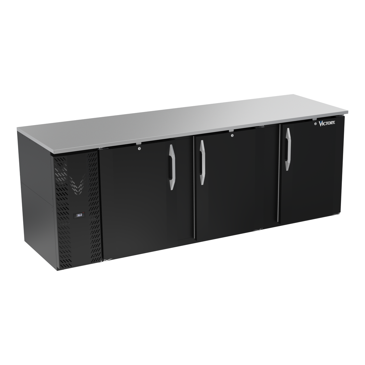 Victory VBB94HC-B 94" Solid Door Back Bar Cooler