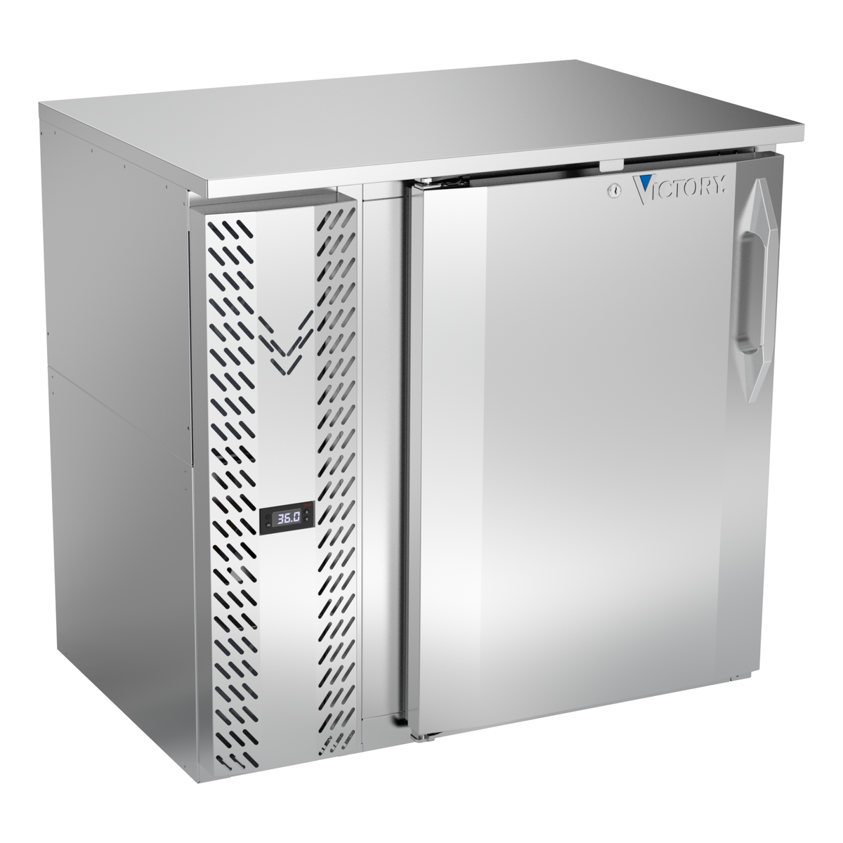 Victory VBBN36HC-S 36" Solid Door Back Bar Cooler