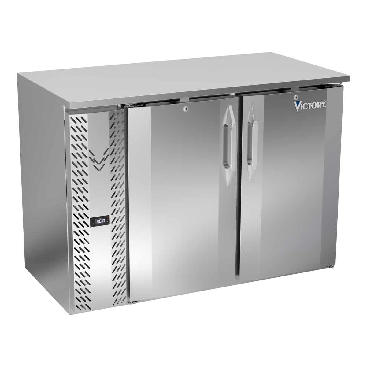 Victory VBBN48HC-F-S 48" Solid Door Back Bar Cooler