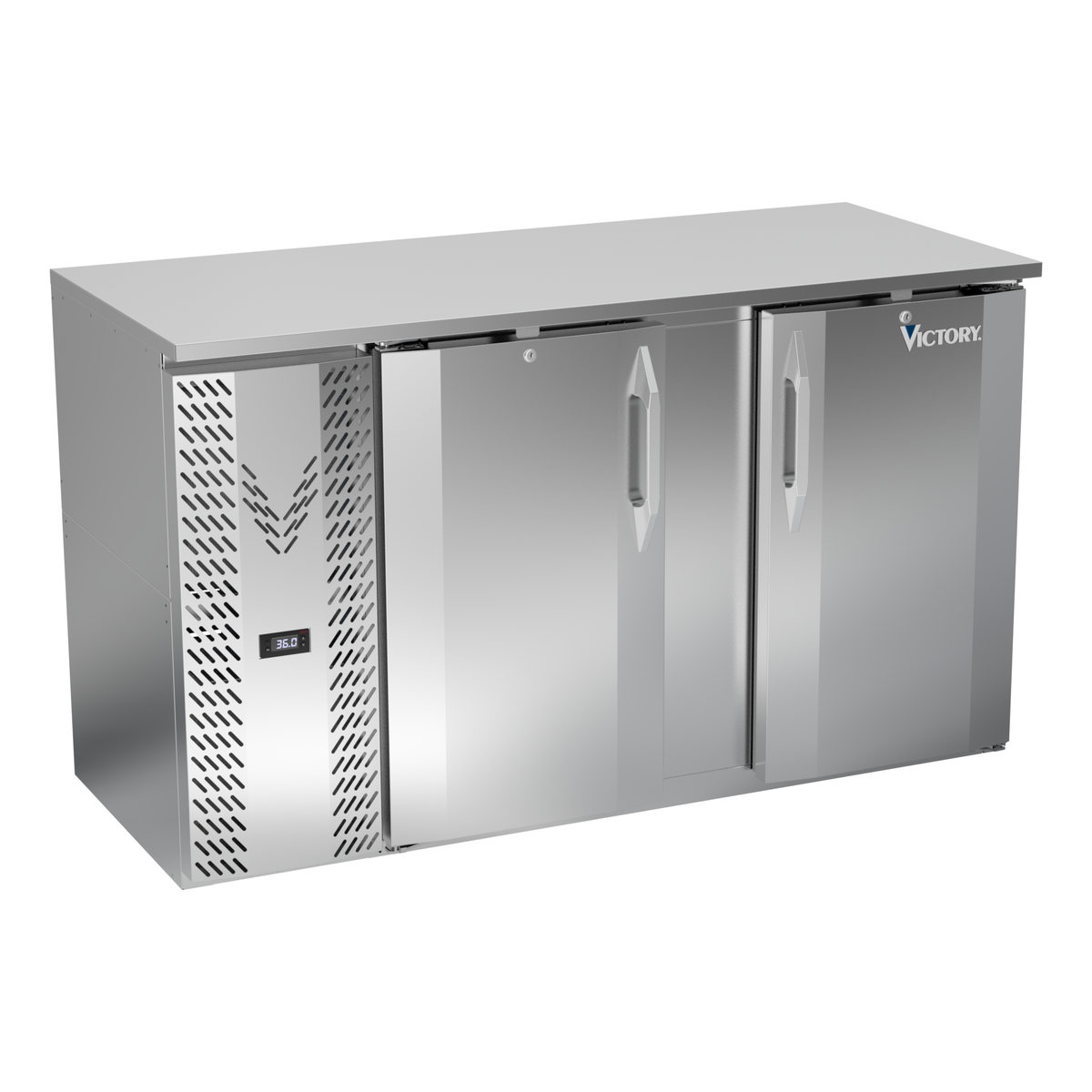 Victory VBBN58HC-S 58" Solid Door Back Bar Cooler