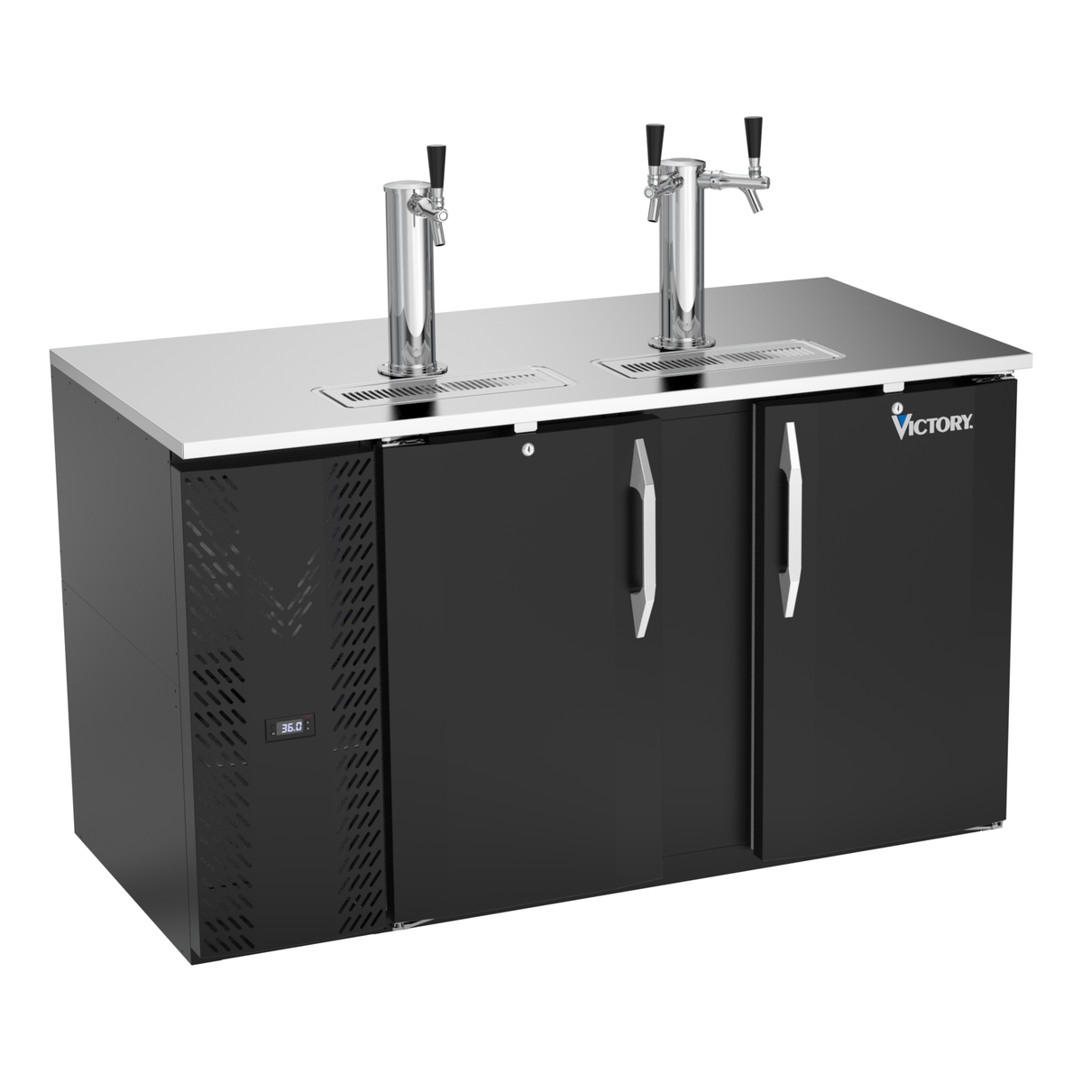 Victory VDD58HC-B 58" Draft Beer Cooler