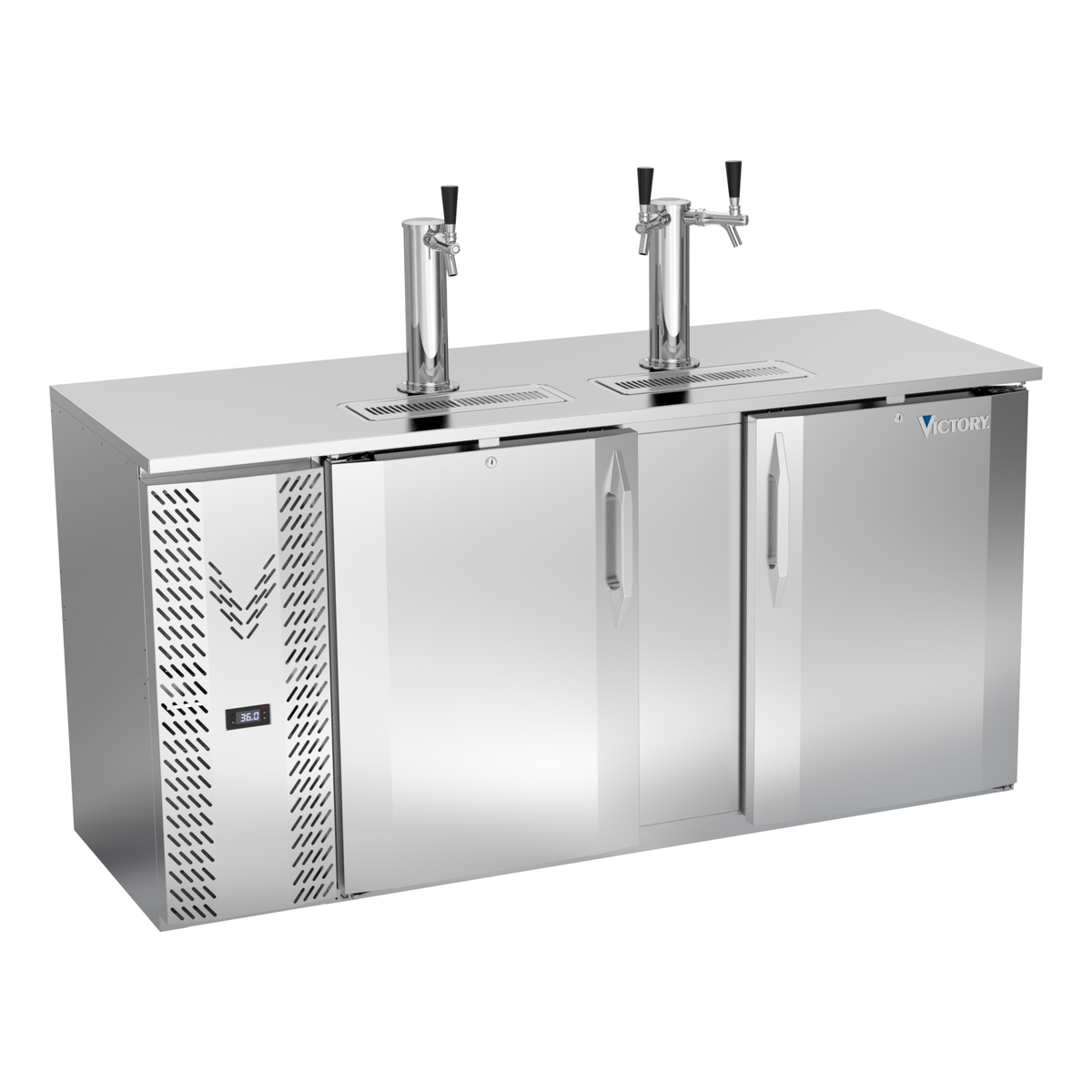 Victory VDDN68HC-S 68" Draft Beer Cooler