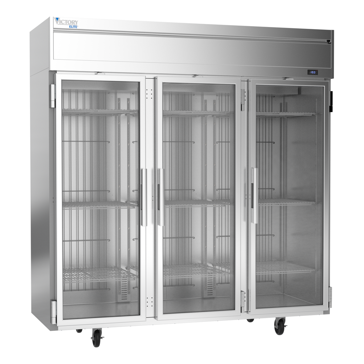 Victory VEFSA-3D-GD-HC 78" Solid Door Reach-In Freezer