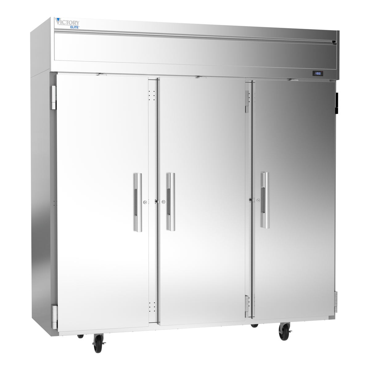 Victory VEFSA-3D-SD-HC 78" Solid Door Reach-In Freezer