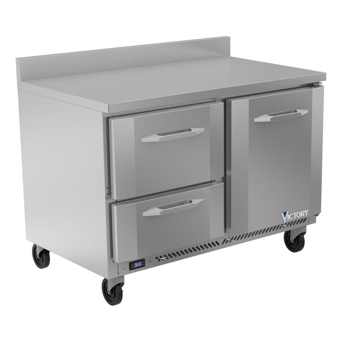 Victory VWRD48HC-2 48" Worktop Refrigerator
