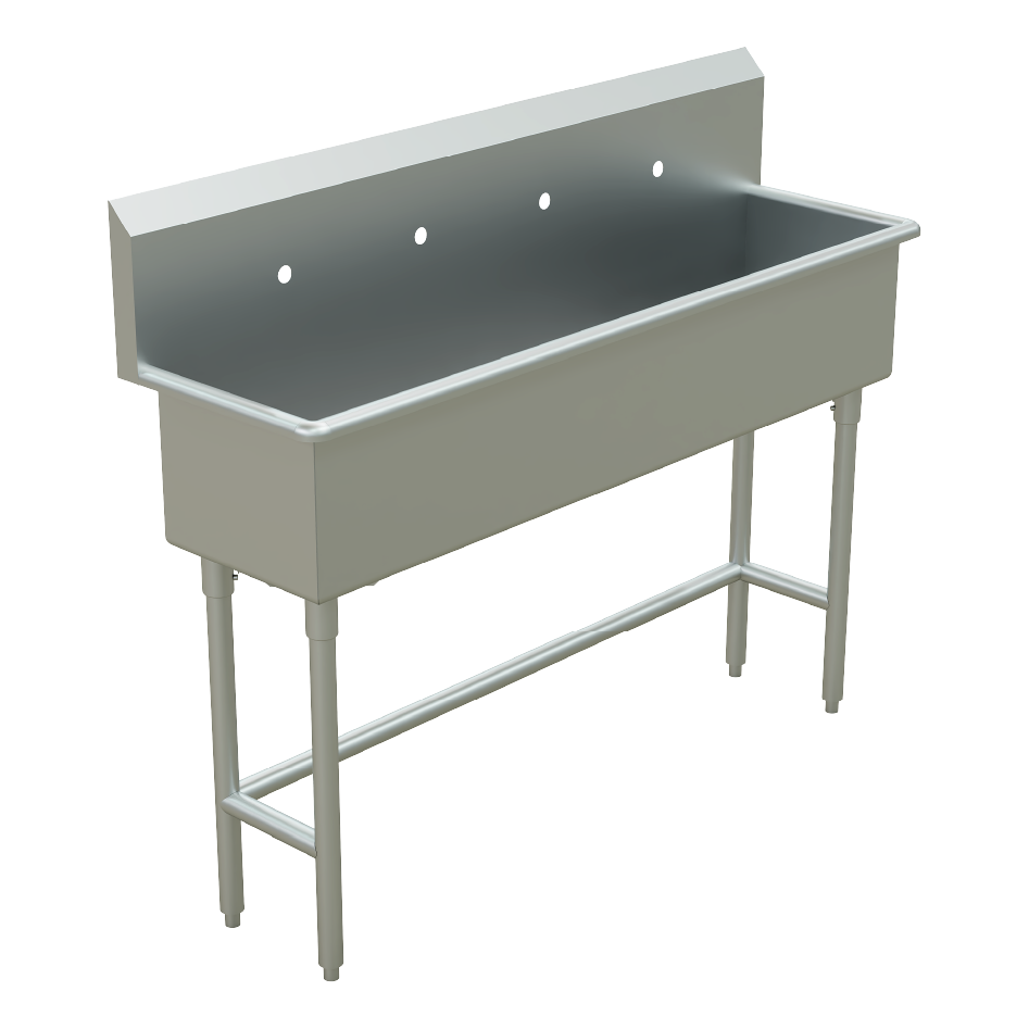 Winholt WS1T5714-IT-KT 60" Compartment Sink