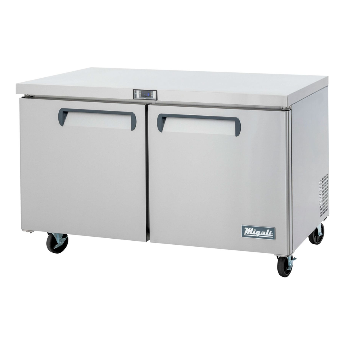 Migali C-U60F-HC 60 1/4" Solid Door Undercounter Freezer