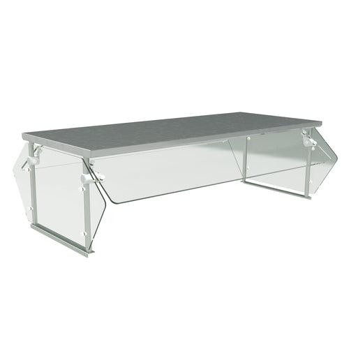Advance Tabco NSGD-26-6WELL 93" Sneeze Guard