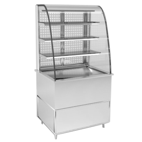 RPI VIAS2-34-R-CV-SC-INS 31 1/2" Refrigerated Display Case
