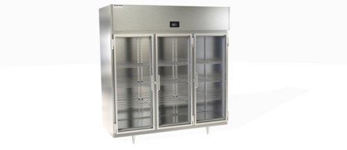 Delfield DSLR3-G 77 5/8" Solid Door Reach-In Refrigerator