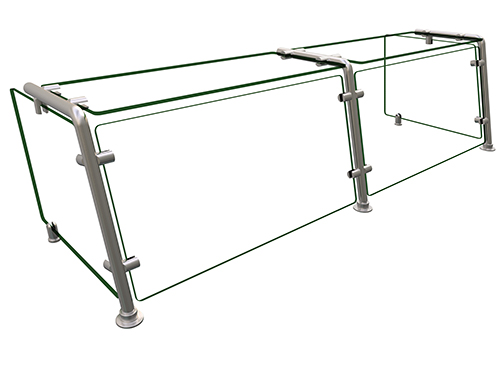 Hatco EP21-06018 60" Sneeze Guard