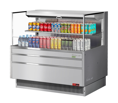 Turbo Air TOM-48L-UF-S-2S-N 46 3/4" Open Air Merchandiser