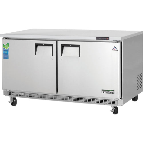 Everest ETBWF2 59 1/4" Solid Door Undercounter Freezer