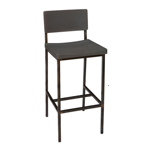 BFM Seating JS33BGR4-GRSB 16 1/2" Barstool