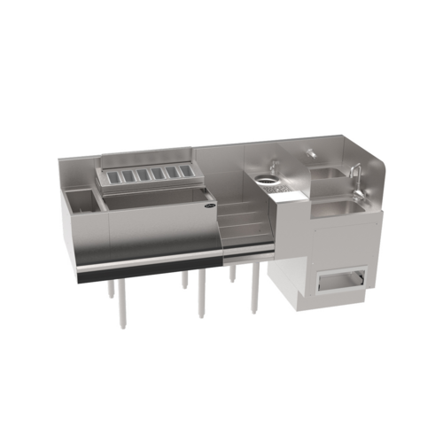 Krowne KR24-TCS66D 66" Underbar Ice Bin / Cocktail Station