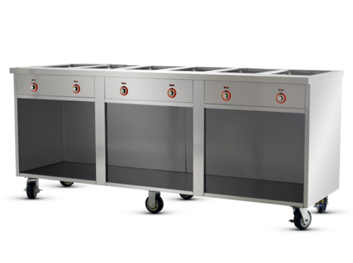 FWE HLC-6W6-1-DRN 86" Electric Serving Counter