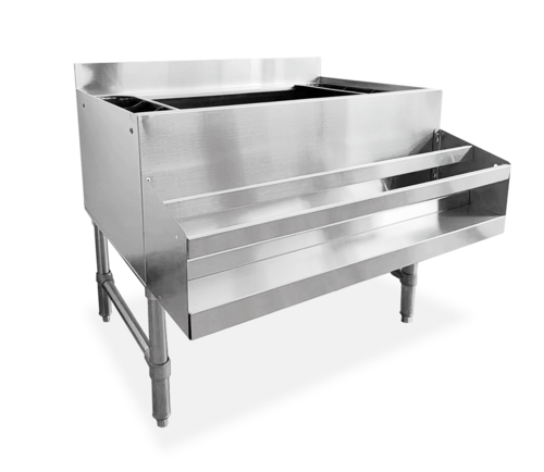 Omcan 47520 36" Underbar Ice Bin / Cocktail Station