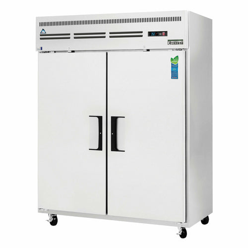 Everest ESWF2 59" 2 Section Solid Door Reach-In Freezer
