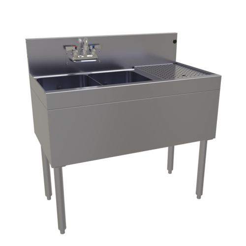 Glastender DSA-36L-S 36" Underbar Sink