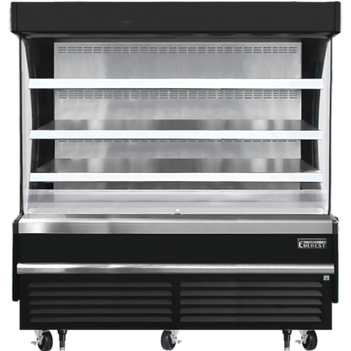 Everest EOMV-72-B-28-S 73 1/4" Open Air Merchandiser