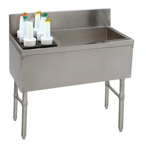 Advance Tabco PRC-19-42R-10 42" Underbar Ice Bin / Cocktail Station