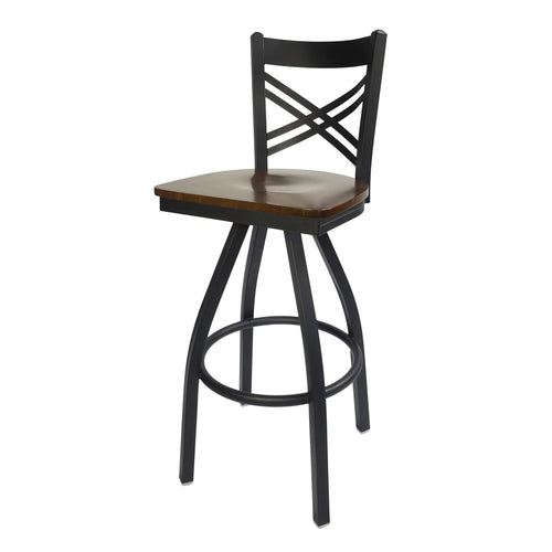 BFM Seating 2130S-SB ASH 17 1/2" Barstool