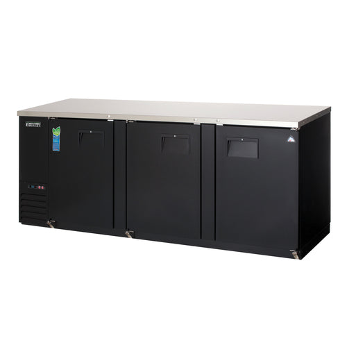 Everest EBB90-24 89 1/4" Solid Door Back Bar Cooler