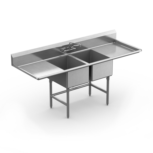 Winholt WS2T20282D18 82" Compartment Sink